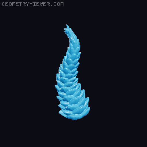 100 Fantasy Plants for Tabletop Base & Terrain Design (Alien Vegetation 61) 3D model thumbnail