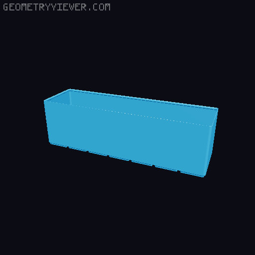 Gridfinity LITE Ultra boxes, improved version with STLs 3D model thumbnail