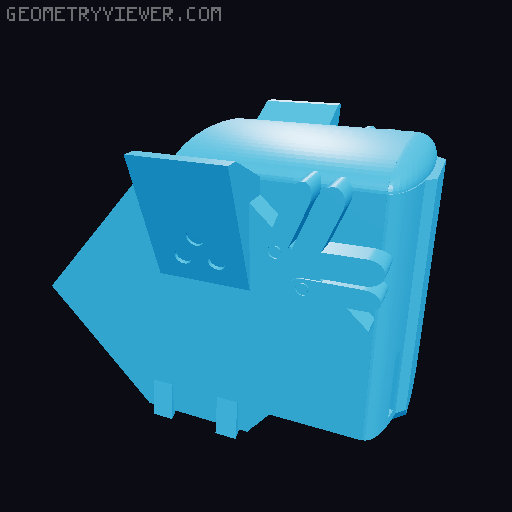 syndaulity anemone cradle 3D model thumbnail