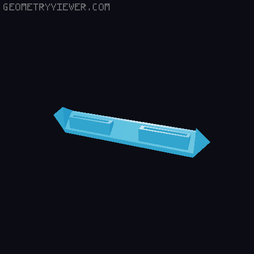 Hexbug Battlebots Icewave mod parts 3D model thumbnail