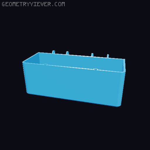 Small case to fit Modular Fiddle 4 String V4 3D model thumbnail
