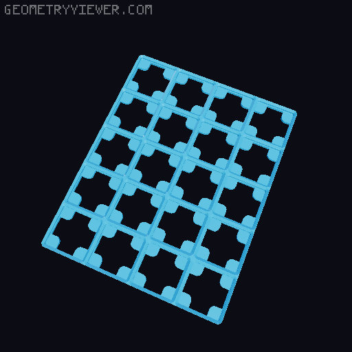 Gridfinity Embedded Magnet Base Plates 3D model thumbnail