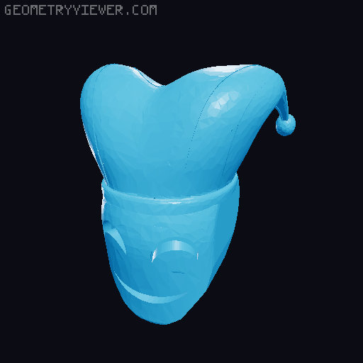 Dummy 13 - Jester heads 3D model thumbnail