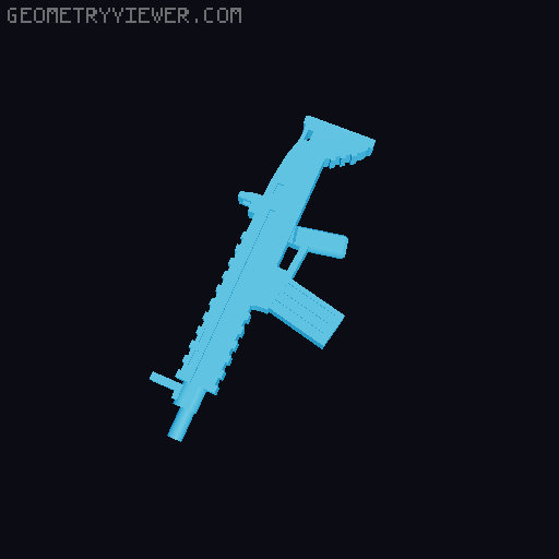 Private 13 - Scar-L, Helmet, Vest and Trigger Finger Hand! 3D model thumbnail