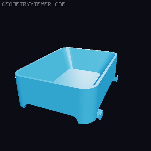 Cat Feeder 3D model thumbnail