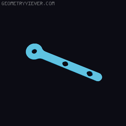 Trammel of Archimedes (Ellipsograph/"Do Nothing Machine") 3D model thumbnail