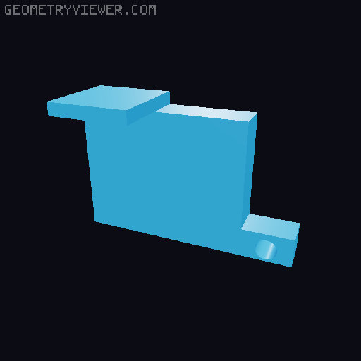 Amiga 1000 case accessories 3D model thumbnail