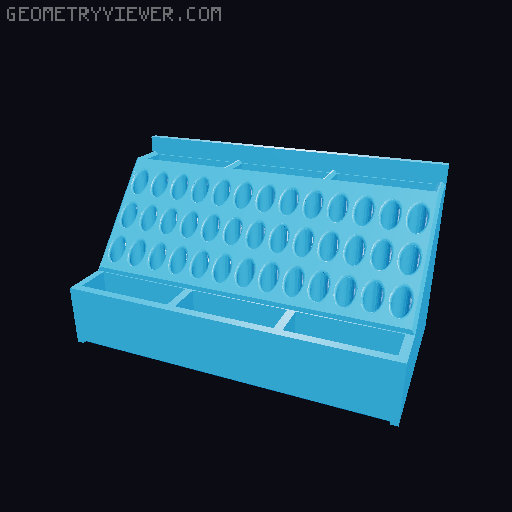 Büro Organizer 3D model thumbnail