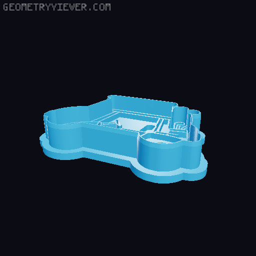 Happy Birthday Party Hat Cookie Cutter STL, Multiple Sizes for 3D Printing 3D model thumbnail