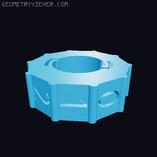 Bolt together Hit Point Tracker 3D model thumbnail