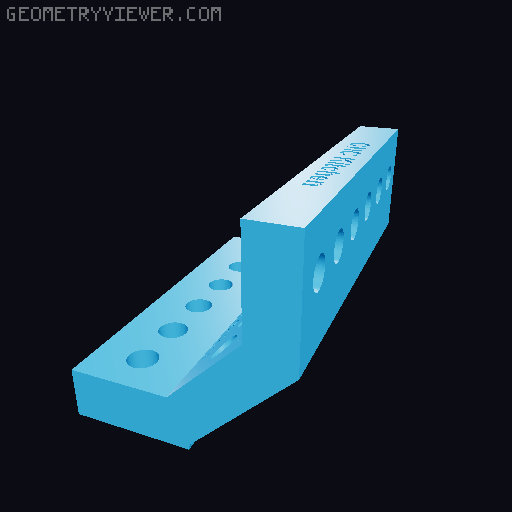 Hole Size Test for Heat-Set Inserts 3D model thumbnail