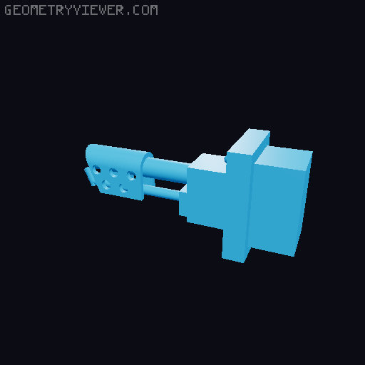 Tankomat warhammer-style tank 3D model thumbnail