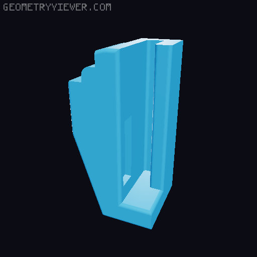 "Slack Lack" Enclosure for 2mm glass 3D model thumbnail