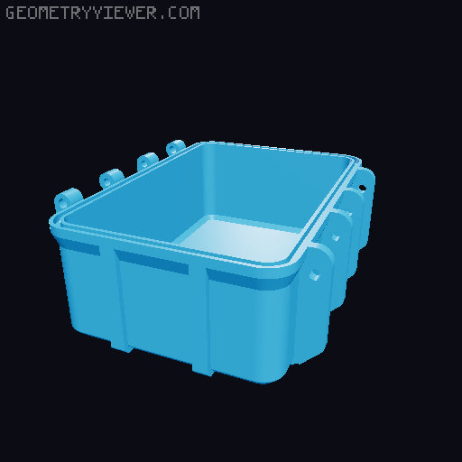 Sleeved Card Box 3D model thumbnail