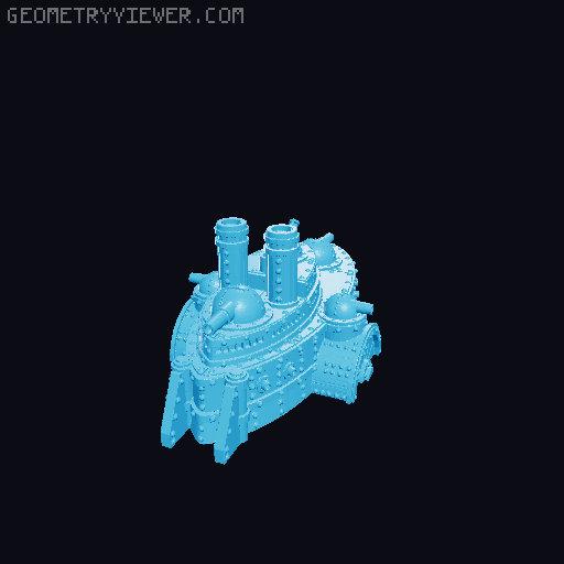Super Tiny Dwarf Fleet 3D model thumbnail