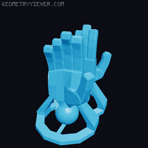 Lucky 13 Hands Compilation (with extra adhesion) 3D model thumbnail