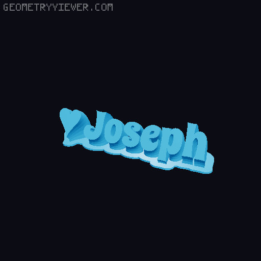 Valentine sculpture 3D model thumbnail