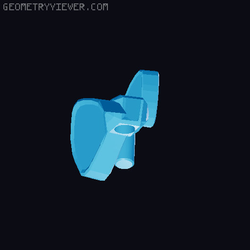 Flexi-Rexy with tie bow 3D model thumbnail