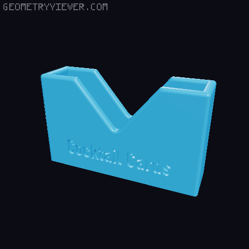 Cocktail Recipe Quick Reference Cards + Holder 3D model thumbnail