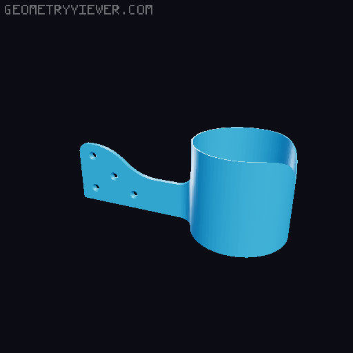 Posavasos Fiat Ducato 3D model thumbnail