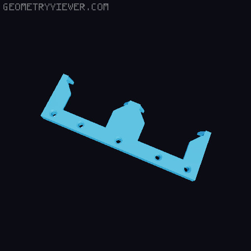 Packout Heavy Duty Locking Cleat 3D model thumbnail