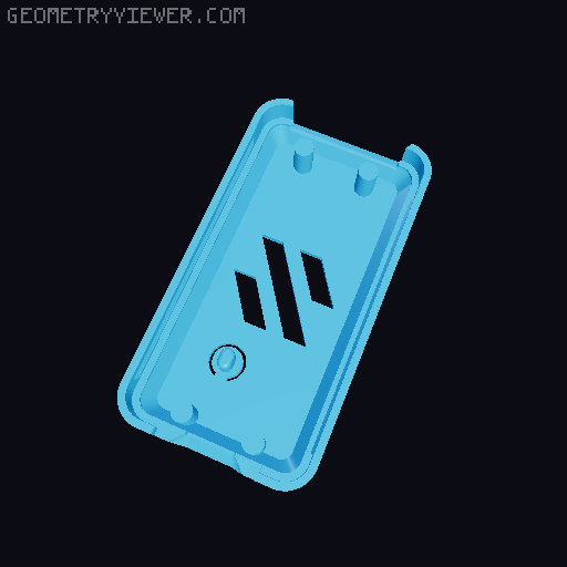 Raspberry Pi Pico Case 3D model thumbnail