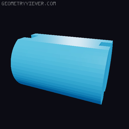 Bulding kit of a log cabin model 3D model thumbnail