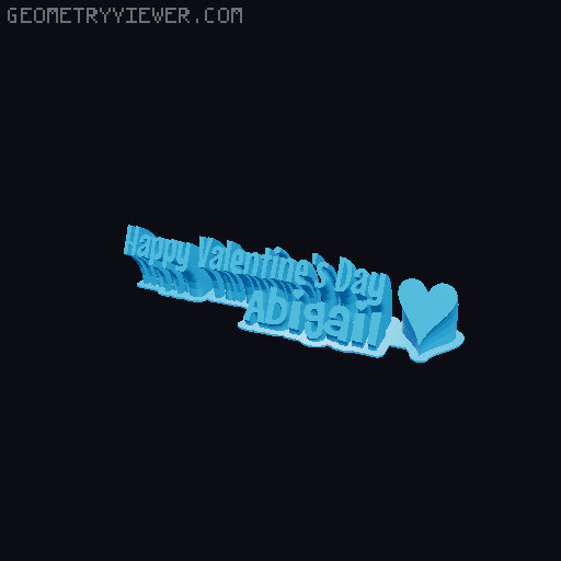Happy Valentines Day... 3D model thumbnail