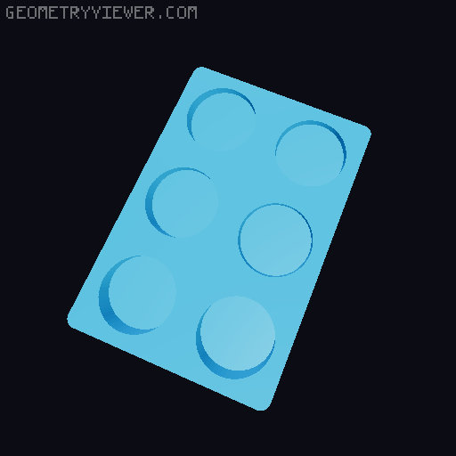 Gridfinity NUUN Tube Storage 3D model thumbnail