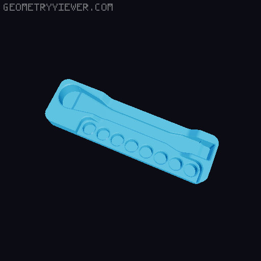 Rugged Box for mini rachet set 3D model thumbnail