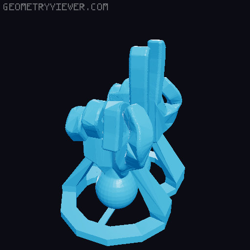 Lucky 13 Hands Compilation (with extra adhesion) 3D model thumbnail