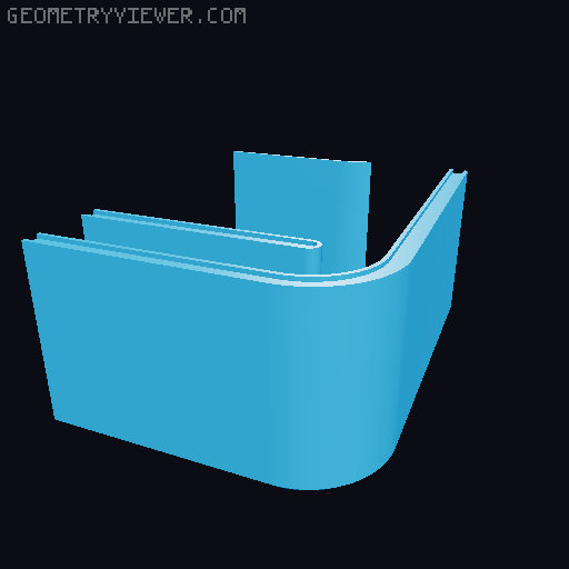 HexiBox Series: Dayton TCP115-4 7th Order Box Cut Into Smaller Chunks 3D model thumbnail