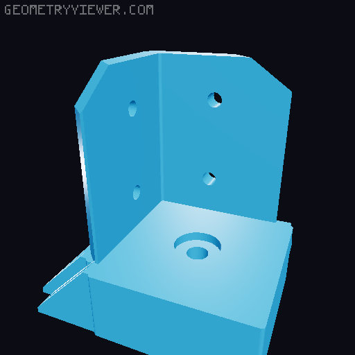Ikea Lack Corner top V2 3D model thumbnail