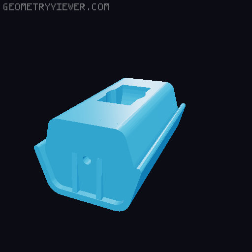 Mini 13 Security Camera Head 3D model thumbnail