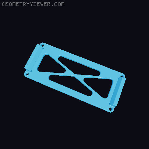 Prodesk/Elitedesk Wall Mount 3D model thumbnail