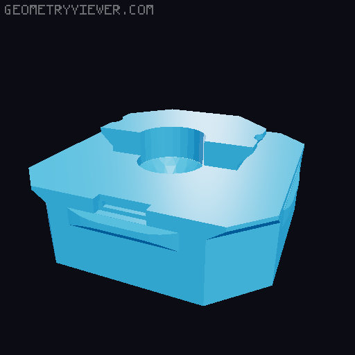 openConnect Wall Mounts for openGrid 3D model thumbnail