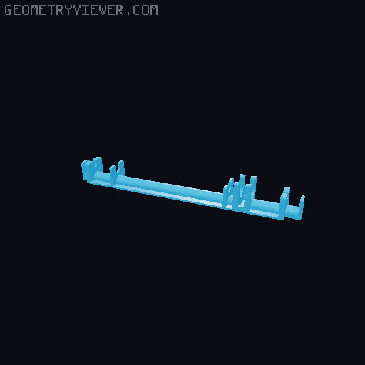 OpenRC GoKart Diff 3D model thumbnail