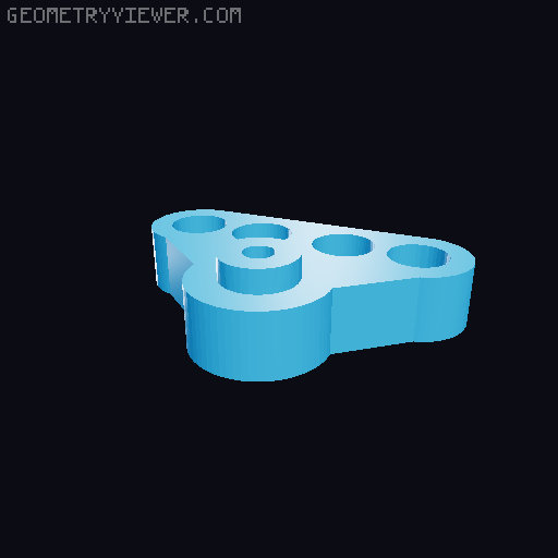 GEPRC Pulsar LR 10 3D Printed Parts 3D model thumbnail