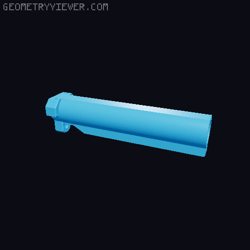 "Push Rod" Nerf Flywheel Blaster 3D model thumbnail