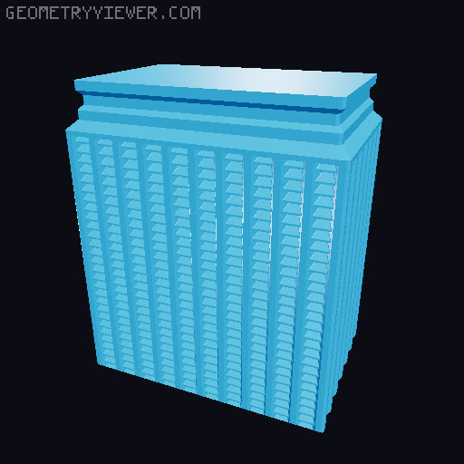 Prismatic Vase Mode Silica Gel Container. Super fast print 3D model thumbnail