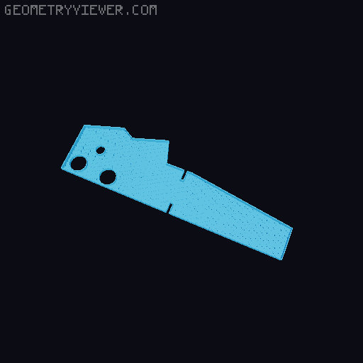 Honeycomb pattern arms (STL files) 3D model thumbnail