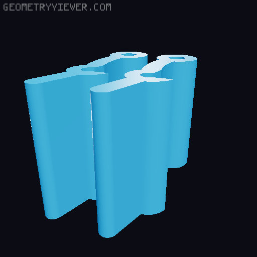 Filament Swatch Card Case/Holder 3D model thumbnail