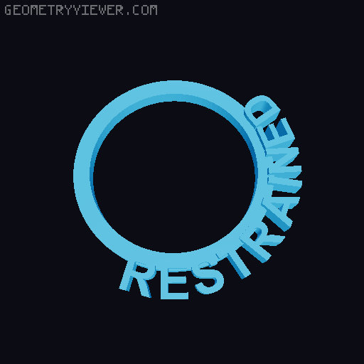 D&D 5e Condition Ring for 32mm Bases 3D model thumbnail