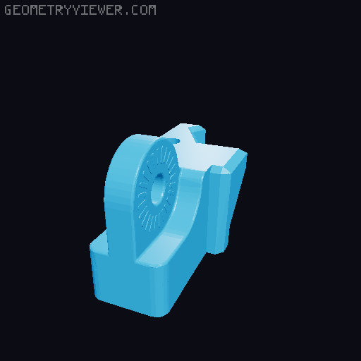 Articulating Camera X-Axis Left-Side Mount for Sovol SV06 (Plus) 3D model thumbnail