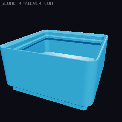 Gridfinity case for Chapman Screwdriver set 3D model thumbnail