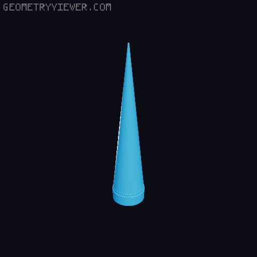 Plant slow drip bottle spike (Ripple milk bottle) 3D model thumbnail