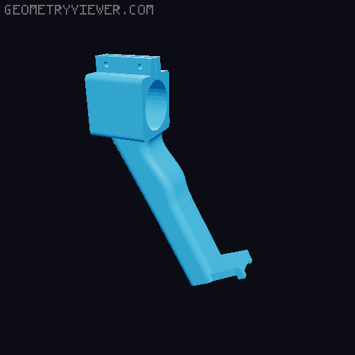 Minelab xtera 705 alternative handle 3D model thumbnail