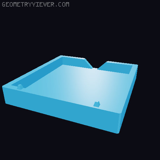 Rugged Desktop Organizer REMIX [no supports] 3D model thumbnail