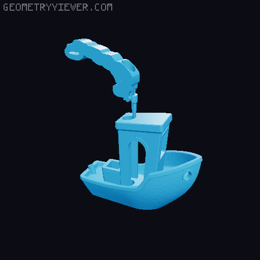 benchy koralek 3D model thumbnail