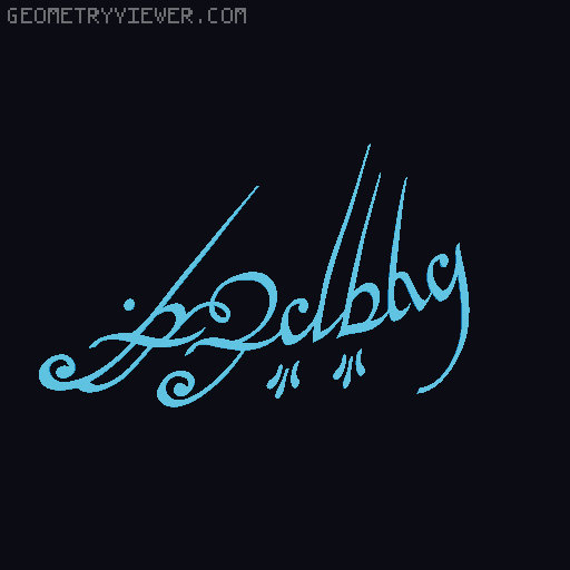 One Ring Inscription 3D model thumbnail